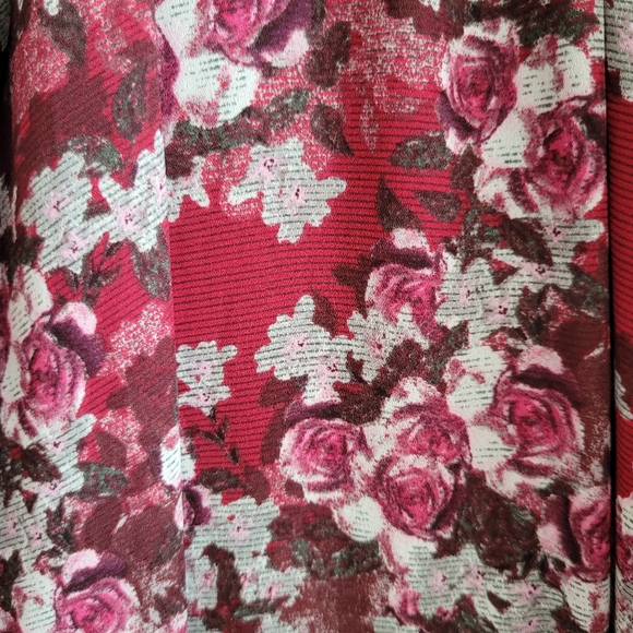 The Kooples Studded Leather Harness Floral Dress - Picture 6 of 12